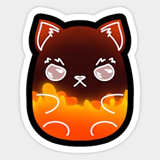 Flaming Furious - The Pretty Kitty Collection Sticker